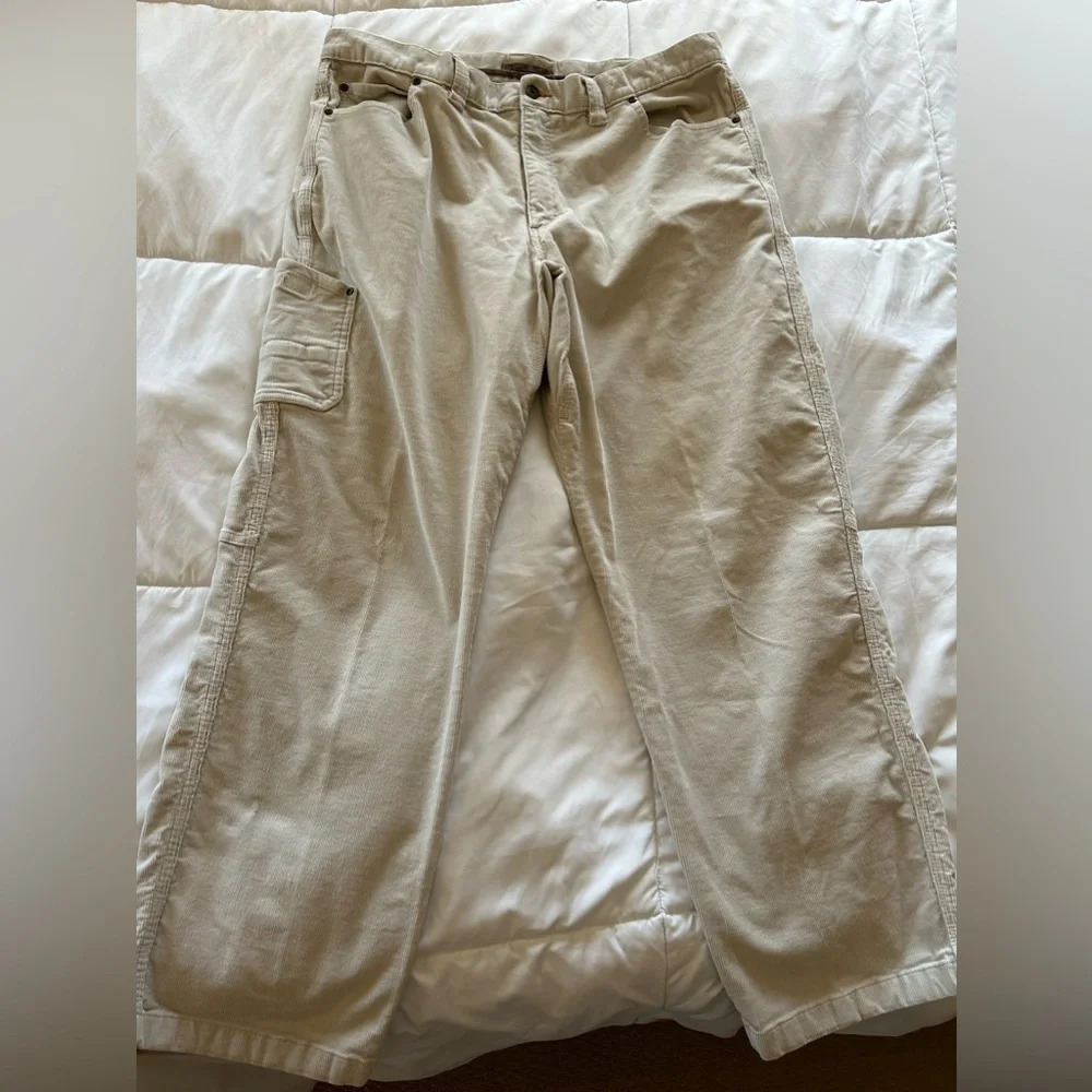 L.L. Bean Corduroy Cargo Pants 40x32